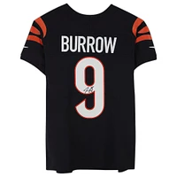 Maillot Nike Elite autographié par Joe Burrow Black des Bengals de Cincinnati