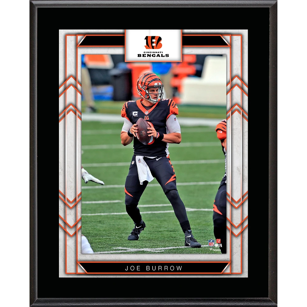 Lids Joe Burrow Cincinnati Bengals Fanatics Authentic 10.5' x 13