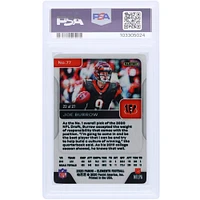 Joe Burrow Cincinnati Bengals 2020 Panini Elements Cobalt Metal #77 #22/27 PSA Authenticated 10 Rookie Card