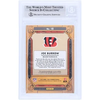 Joe Burrow Cincinnati Bengals 2023 Panini Gold Standard NFL Shield Relic #18 #1/1 BGS Authenticated 8.5 Card - 8.5,8.5,8,9 Subgrades