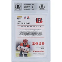 Carte de recrue 9/10 authentifiée 2020 Panini Chronicles #19 Beckett Fanatics Witnessed avec inscription « Who Dey » - Sous-grades 9.5,9,9,9.5