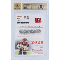 Carte de recrue autographiée 2020 Panini Chronicles #19 Beckett Fanatics Witnessed Authenticated 9.5/10 Rookie - 9.5,9.5,9.5,10 Subgrades
