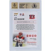 Carte de recrue autographiée 2020 Panini Chronicles #19 Beckett Fanatics Witnessed 9.5/10 Rookie avec inscription « 2020 #1 Pick » - Sous-grades 9.5,9.5,9,10