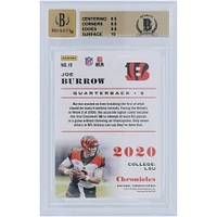 Carte de recrue autographiée 2020 Panini Chronicles #19 Beckett Fanatics Witnessed Authenticated 9.5/10 avec inscription « Who Dey » - Sous-grades 9.5,9.5,9.5,10