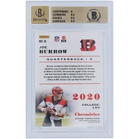 Carte de recrue autographiée 2020 Panini Chronicles #19 Beckett Fanatics Witnessed Authenticated 9.5/10 avec inscription « Who Dey » - Sous-grades 9,9.5,9.5,9.5