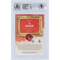 Carte de recrue 9/10 authentifiée 2020 Panini Gridiron Kings #GK-1 Beckett Fanatics autographiée par Joe Burrow Cincinnati Bengals - Sous-grades 9,9,9.5,10