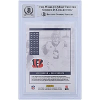 Carte de recrue Panini Luminance #201 autographiée 2020 de Joe Burrow Cincinnati Bengals, témoin des fanatiques de Beckett, authentifiée 10