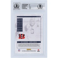 Carte de recrue 9/10 authentifiée 2020 Panini Luminance #201 Beckett Fanatics Witnessed Autographiée par Joe Burrow Cincinnati Bengals - Sous-grades 9,9,9.5,8.5