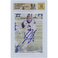 Carte de recrue Panini Luminance #201 Beckett autographiée 2020 par Joe Burrow Cincinnati Bengals, authentifiée et témoin des fanatiques, 9,5/10 - Sous-grades 9,5, 9, 9,5, 10