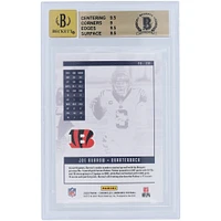 Carte de recrue autographiée Panini Luminance Pink #201 Beckett 2020 de Joe Burrow Cincinnati Bengals, authentifiée et témoin des fanatiques, 9,5/10, avec inscription « Who Dey » - Sous-grades 9,5, 9, 9,5, 9,5