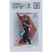 Carte de recrue 9/10 authentifiée 2020 Panini Mosaic #261 signée Joe Burrow Cincinnati Bengals par les fanatiques de Beckett - Sous-catégories 8.5, 9.5, 9.5, 9