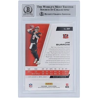 Carte de recrue Panini Playoff 2020 autographiée par Joe Burrow des Bengals de Cincinnati #201 Beckett Fanatics a été témoin d'une authentification 10