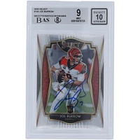 Carte de recrue 9/10 authentifiée 2020 Panini Select #146 signée Joe Burrow Cincinnati Bengals par les fanatiques de Beckett - Sous-catégories 9.5,9,9,9