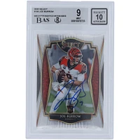 Carte de recrue 9/10 authentifiée 2020 Panini Select #146 signée Joe Burrow Cincinnati Bengals par les fanatiques de Beckett - Sous-catégories 9.5,9,9,9