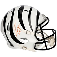 Casque réplique Riddell Speed ​​2022 autographié par Joe Burrow des Bengals de Cincinnati