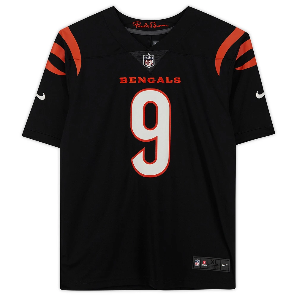 Maillot Nike Vapor Limited dédicacé par Joe Burrow des Bengals de Cincinnati