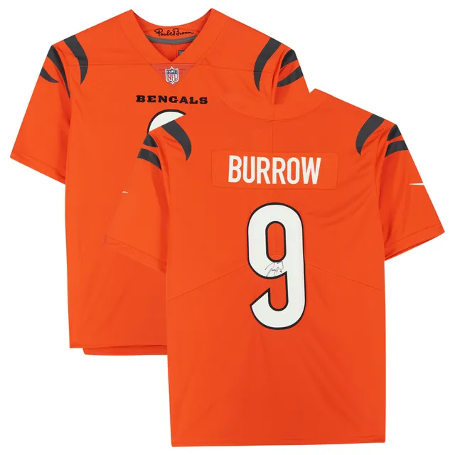 Nike Men's Joe Burrow Orange Cincinnati Bengals Alternate Game Jersey - Orange