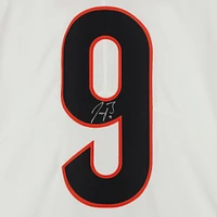 Maillot Nike Vapor Limited blanc dédicacé par Joe Burrow des Bengals de Cincinnati
