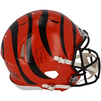 Casque Riddell Speed ​​authentique autographié par Joe Burrow des Bengals de Cincinnati