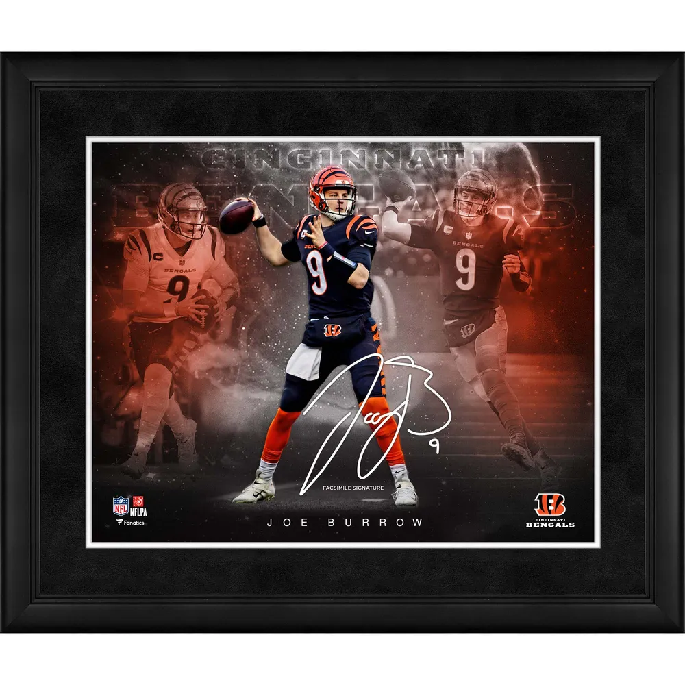 Lids Joe Burrow Cincinnati Bengals Fanatics Authentic Facsimile Signature  Framed 16 x 20 Stars of the Game Collage