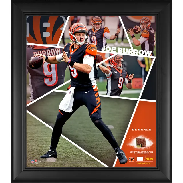 Joe Burrow Autographed Cincinnati Bengals Nike Jersey Framed