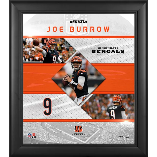 Joe Burrow Cincinnati Bengals Unsigned First Career Win Photograph