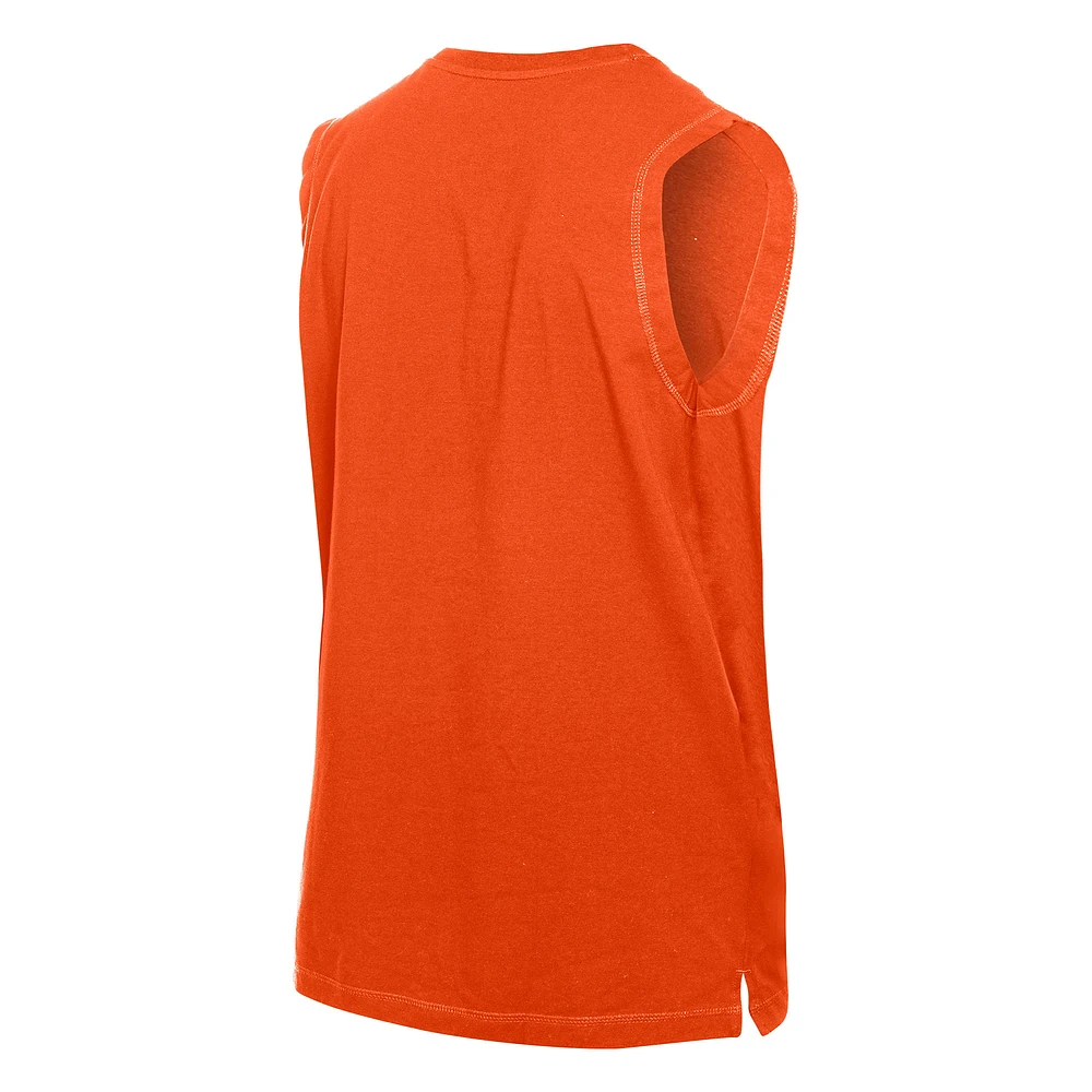 Débardeur orange Cincinnati Bengals Leisure Collection de New Era pour homme