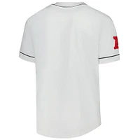 Men's Starter  White Cincinnati Bengals Relay Full-Button Baseball Jersey