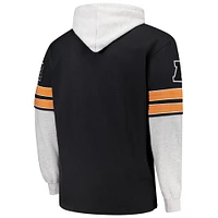 Men's '47 Black Cincinnati Bengals Big & Tall Lacer Pullover Hoodie