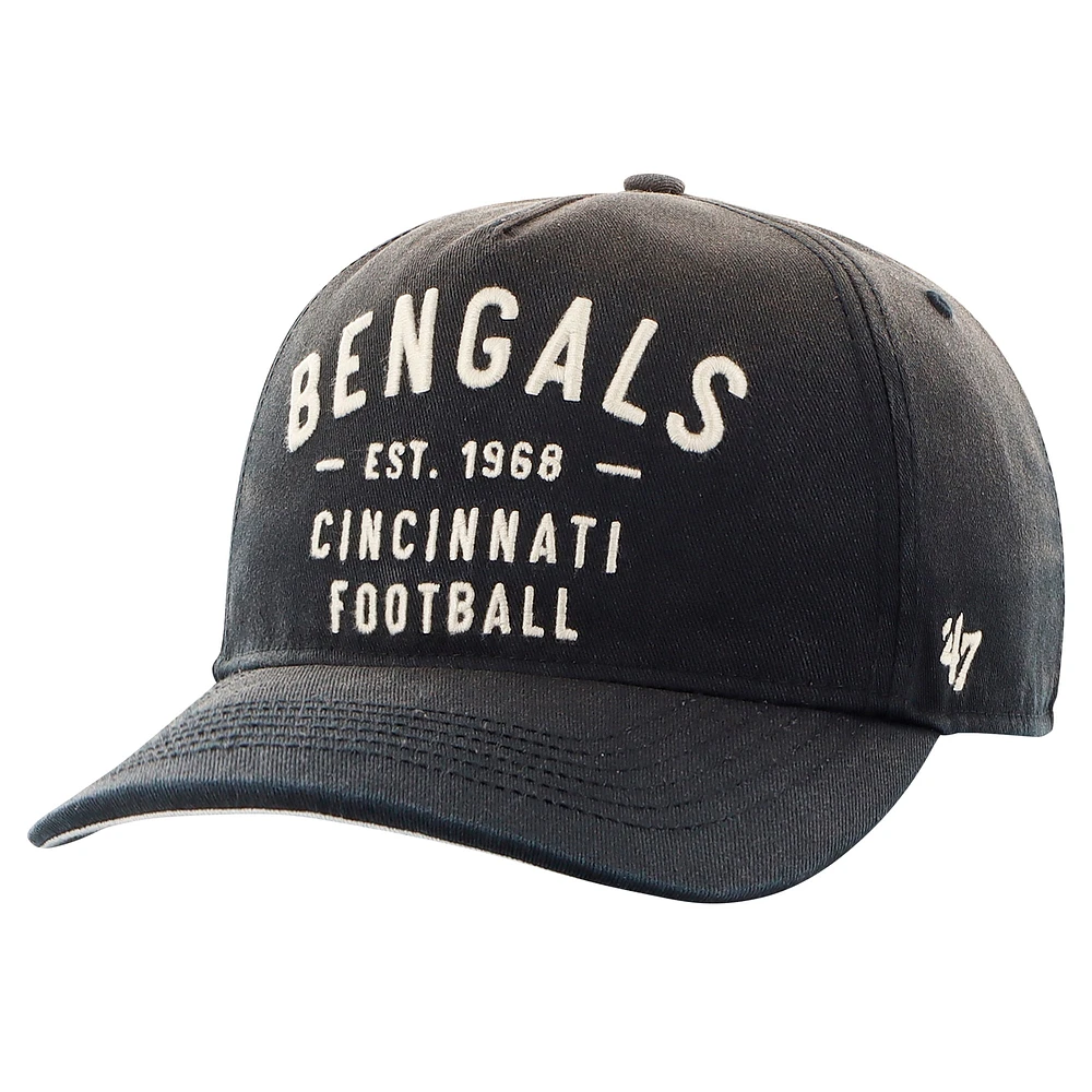 Casquette ajustable non structurée Dusted Laramie des Bengals de Cincinnati '47 pour homme