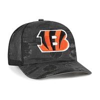 Men's '47 Black Cincinnati Bengals Fiji Trucker Adjustable Hat