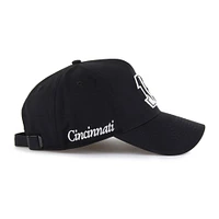 Casquette ajustable noire « 47 » pour homme, modèle Foundation Offside des Bengals de Cincinnati