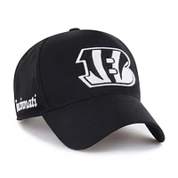 Casquette ajustable noire « 47 » pour homme, modèle Foundation Offside des Bengals de Cincinnati