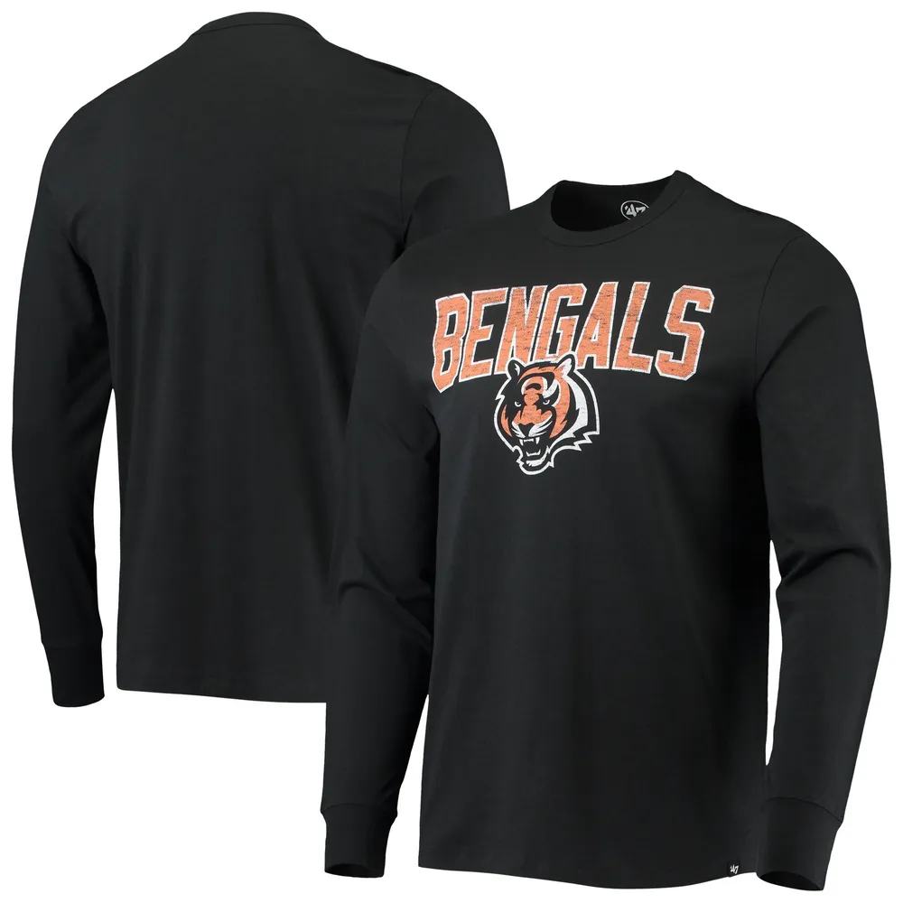 Lids Cincinnati Bengals '47 Throwback Lockup Slub T-Shirt - Black