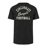 Men's '47 Black Cincinnati Bengals Turn Back Franklin T-Shirt