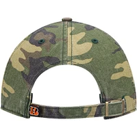 Casquette réglable '47 Camo Cincinnati Bengals Woodland Clean Up pour homme