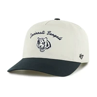 Casquette ajustable Safe Bet Stable Hitch pour homme, couleur crème/noir, des Bengals de Cincinnati, modèle 47
