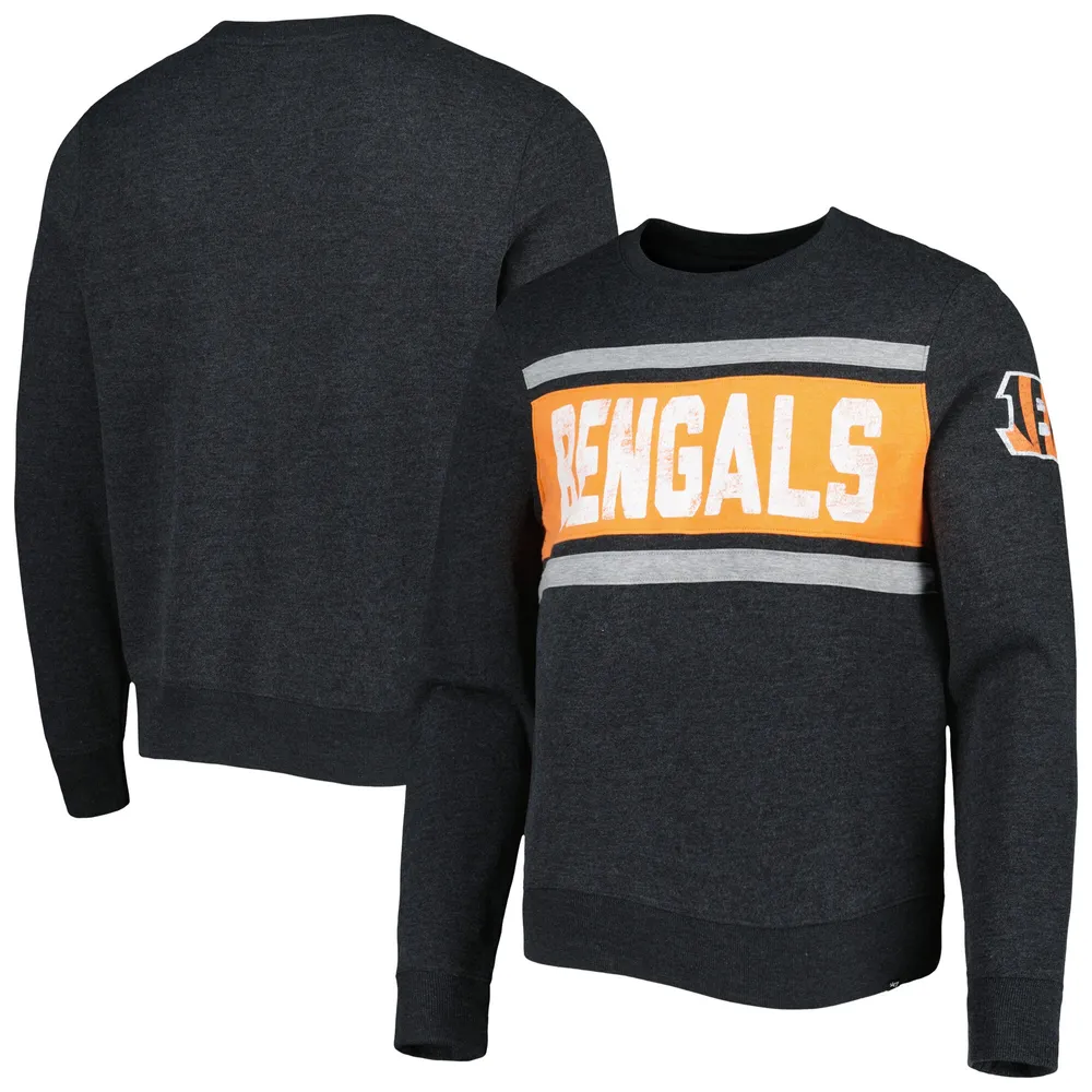 Women's Antigua White Cincinnati Bengals Victory Chenille Pullover Sweatshirt Size: Large