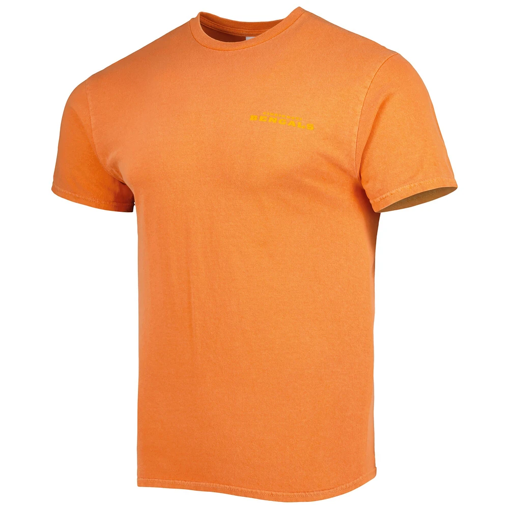 T-shirt '47 Orange Cincinnati Bengals Fast Track Tonal Highlight pour homme