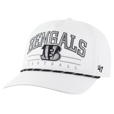 Casquette ajustable Roscoe Speckle blanche Cincinnati Bengals '47 pour homme