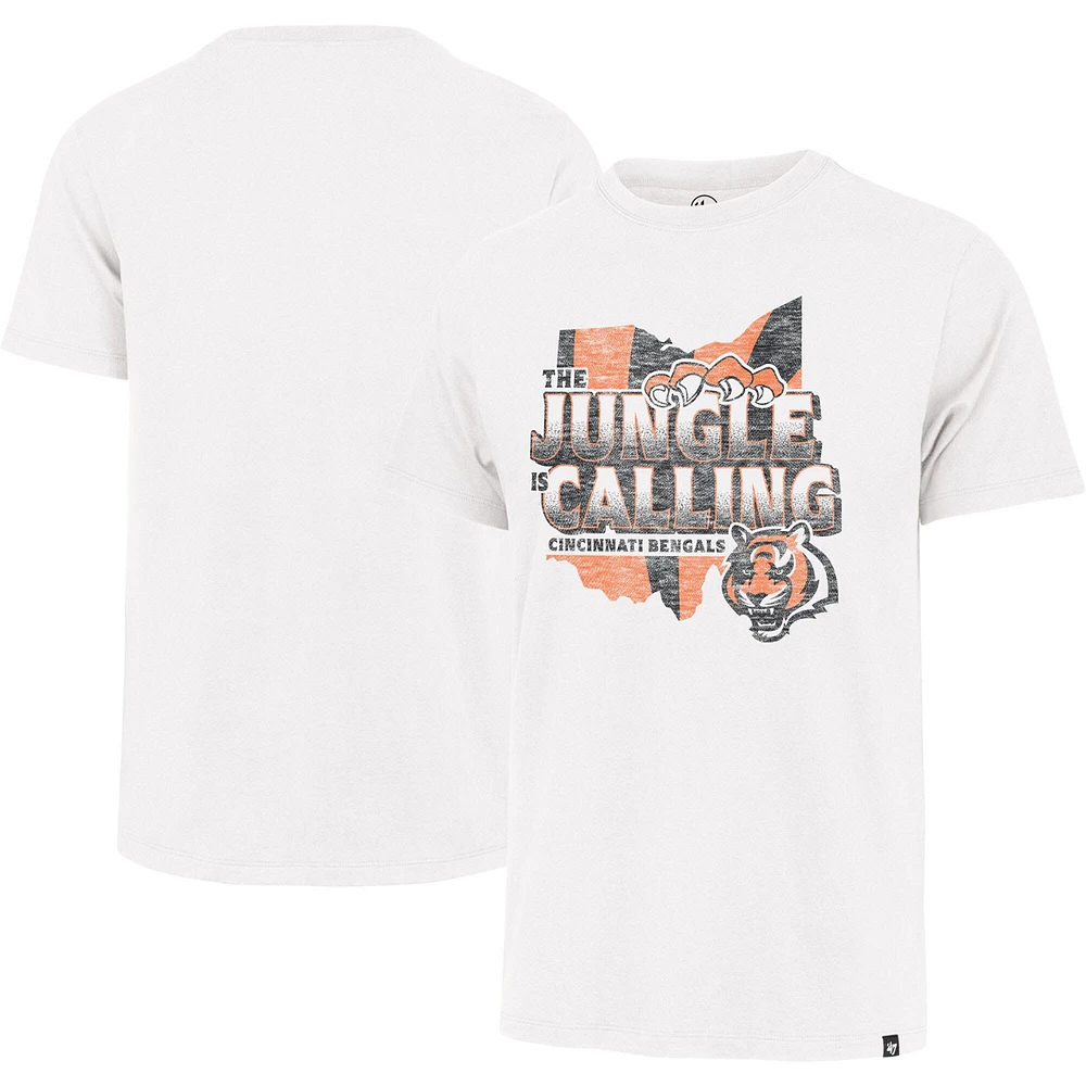 T-shirt The Jungle is Calling Regional Franklin des Bengals de Cincinnati '47 pour hommes