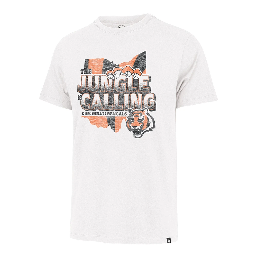 T-shirt The Jungle is Calling Regional Franklin des Bengals de Cincinnati '47 pour hommes