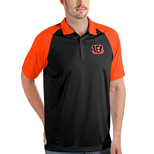 Antigua Men's Cincinnati Bengals Tribute Grey Polo