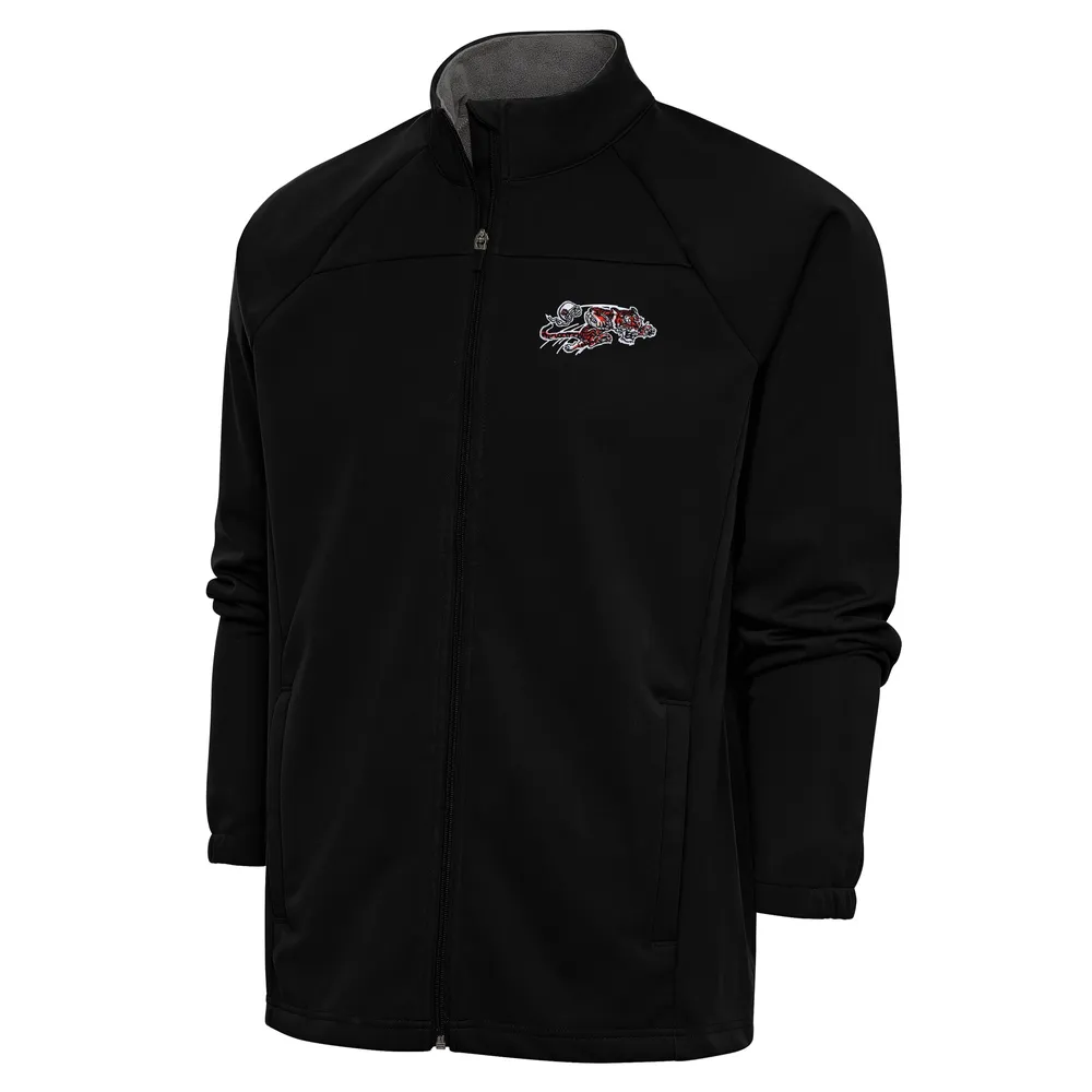 Men's Antigua Heathered Gray Cincinnati Bengals Fortune Full-Zip Jacket