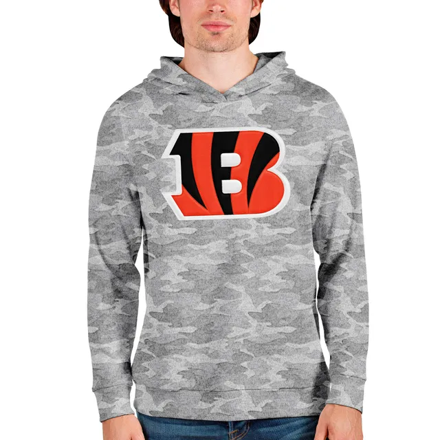 Cincinnati Bengals Camo Hoodie, Black/Orange