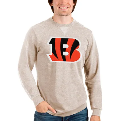 Lids Cincinnati Bengals Antigua Women's Victory Crewneck Chenille Pullover  Sweatshirt