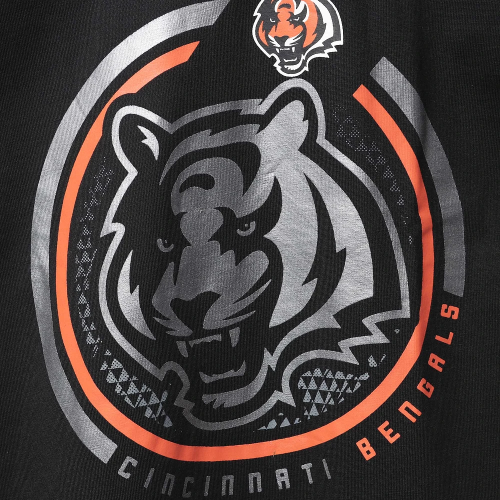 T-shirt noir pour homme Cincinnati Bengals Big & Tall Color Pop