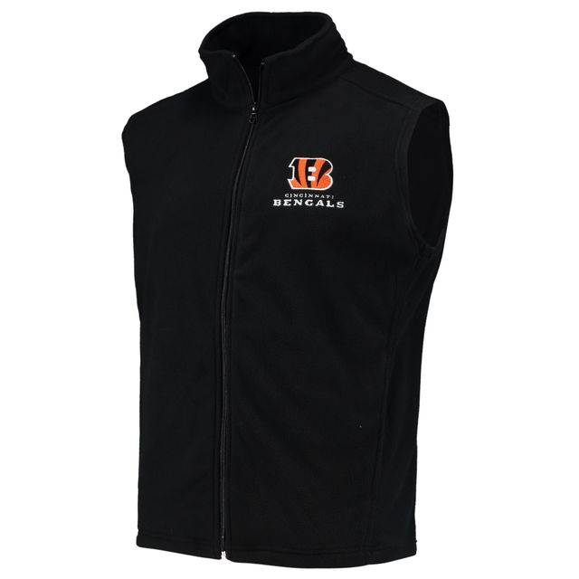 Veste noire entièrement zippée en polaire Houston des Bengals de Cincinnati pour homme