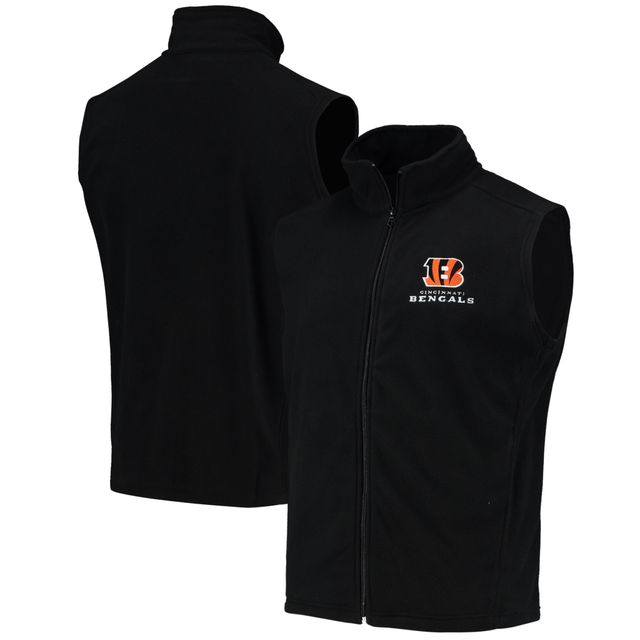 Veste noire entièrement zippée en polaire Houston des Bengals de Cincinnati pour homme