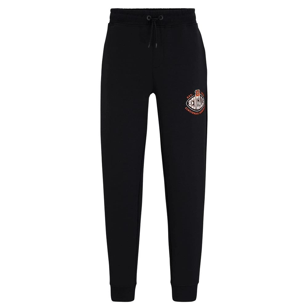 Men's BOSS X NFL  Black Cincinnati Bengals Sack Tri-Blend Tracksuit Pants